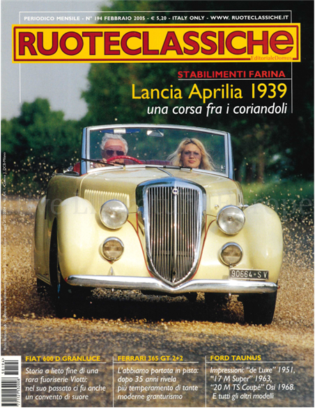 2005 RUOTECLASSICHE ZEITSCHRIFT 194 ITALIENISCH