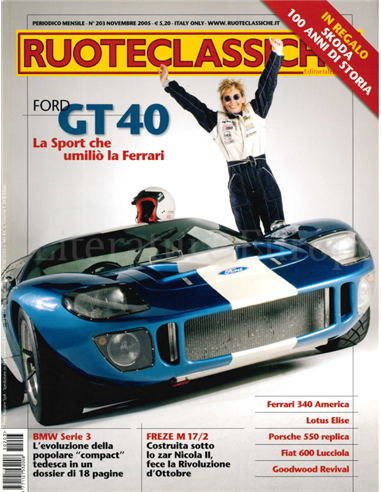 2005 RUOTECLASSICHE MAGAZINE 203 ITALIAN