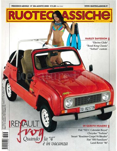 2008 RUOTECLASSICHE ZEITSCHRIFT 236 ITALIENISCH