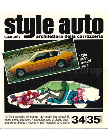 STYLE AUTO 34 / 35 - ARCHITETTURA DELLA CARROZZERIA - BOEK