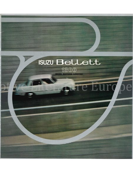 1964 ISUZU ISUZU BELLETT1300 BROCHURE JAPANS