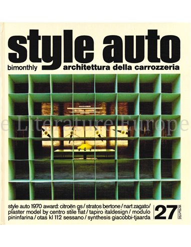 STYLE AUTO 27 - ARCHITETTURA DELLA CARROZZERIA - BOEK