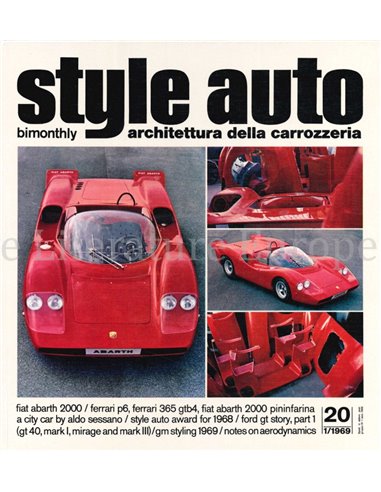 STYLE AUTO 20 - ARCHITETTURA DELLA CARROZZERIA - BOEK