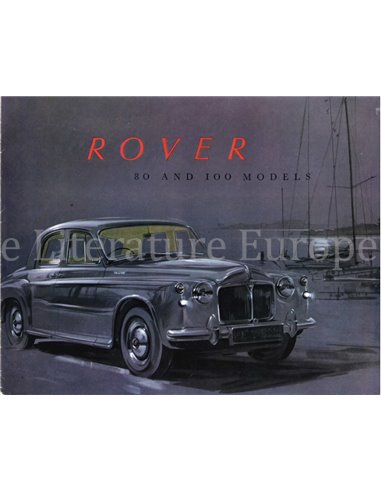 1958 ROVER 80 / 100 BROCHURE DUTCH