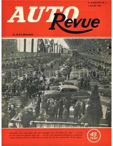 1954 AUTO REVUE MAGAZIN 5 NIEDERLÄNDISCH