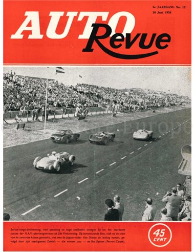 1954 AUTO REVUE MAGAZINE 12 NEDERLANDS