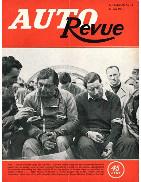 1954 AUTO REVUE MAGAZINE 13 NEDERLANDS