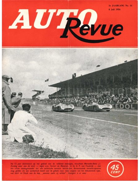 1954 AUTO REVUE MAGAZINE 14 NEDERLANDS