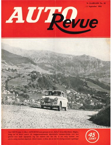 1954 AUTO REVUE MAGAZIN 18 NIEDERLÄNDISCH