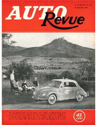 1954 AUTO REVUE MAGAZINE 20 NEDERLANDS