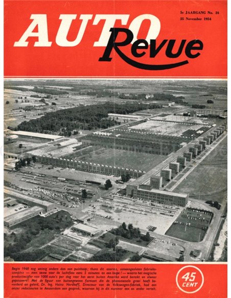 1954 AUTO REVUE MAGAZIN 24 NIEDERLÄNDISCH