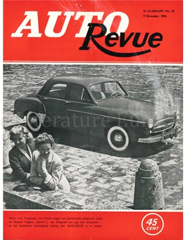 1954 AUTO REVUE MAGAZINE 25 NEDERLANDS