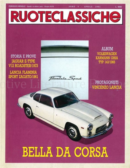 1991 RUOTECLASSICHE ZEITSCHRIFT 39 ITALIENISCH