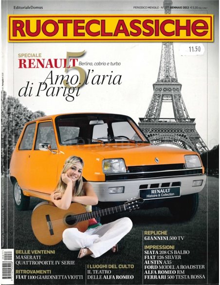 2012 RUOTECLASSICHE MAGAZINE 277 ITALIAN