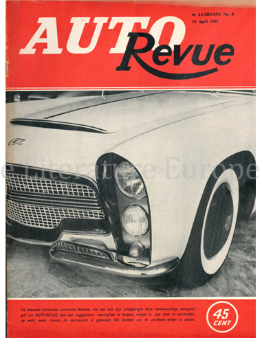 1955 AUTO REVUE MAGAZINE 3 NEDERLANDS