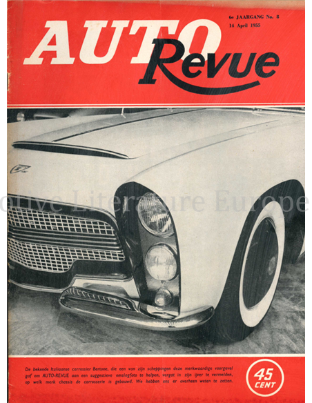 1955 AUTO REVUE MAGAZIN 3 NIEDERLÄNDISCH