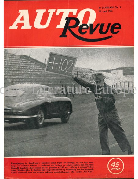 1955 AUTO REVUE MAGAZINE 3 NEDERLANDS