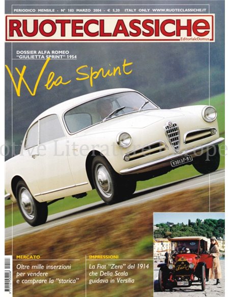 2004 RUOTECLASSICHE MAGAZINE 183 ITALIAN