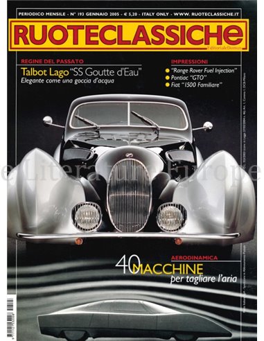 2005 RUOTECLASSICHE ZEITSCHRIFT 193 ITALIENISCH