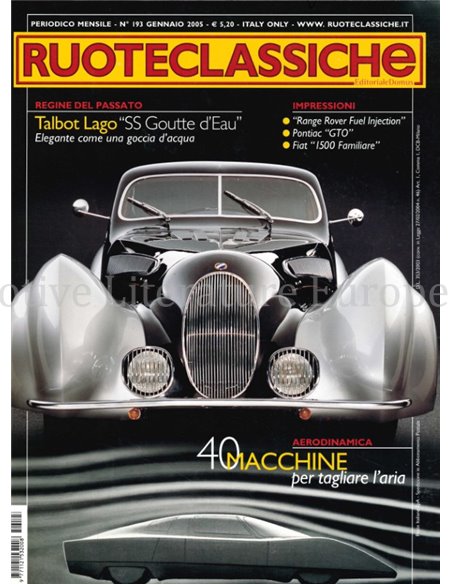 2005 RUOTECLASSICHE MAGAZINE 193 ITALIAANS