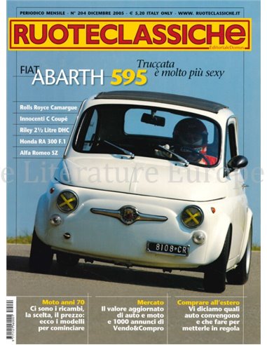 2005 RUOTECLASSICHE MAGAZINE 204 ITALIAN