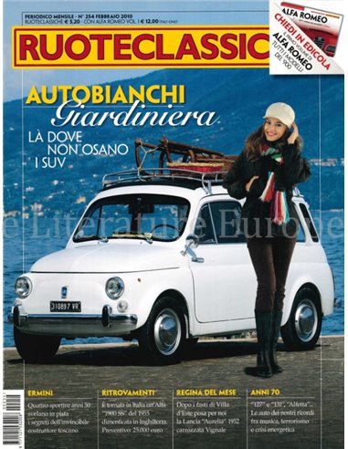 2010 RUOTECLASSICHE ZEITSCHRIFT 254 ITALIENISCH