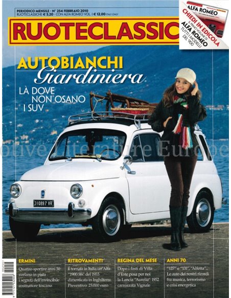 2010 RUOTECLASSICHE ZEITSCHRIFT 254 ITALIENISCH