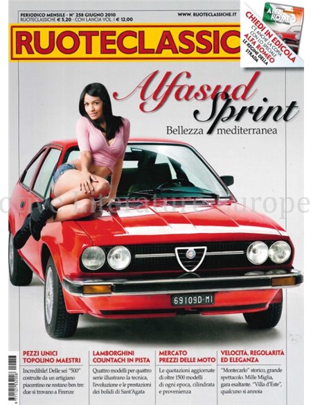 2010 RUOTECLASSICHE ZEITSCHRIFT 258 ITALIENISCH