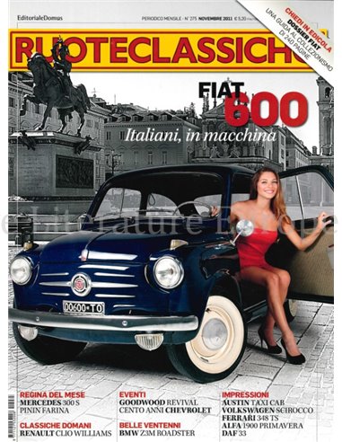 2011 RUOTECLASSICHE MAGAZINE 275 ITALIAANS