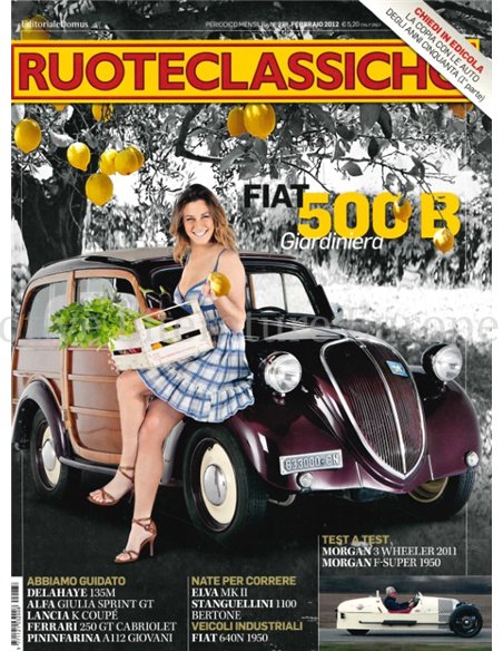 2012 RUOTECLASSICHE ZEITSCHRIFT 278 ITALIENISCH