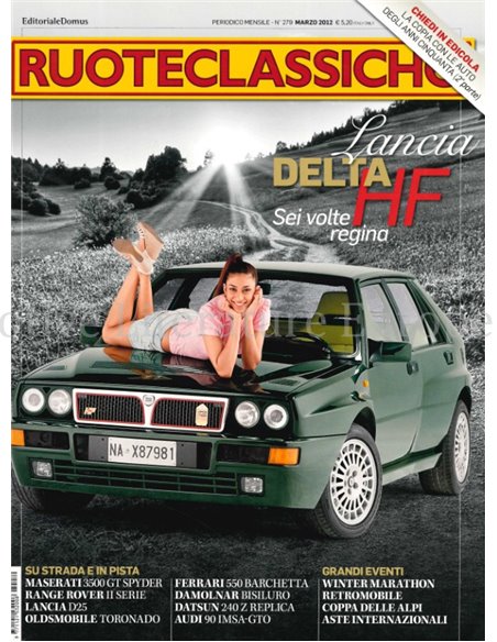 2012 RUOTECLASSICHE ZEITSCHRIFT 279 ITALIENISCH