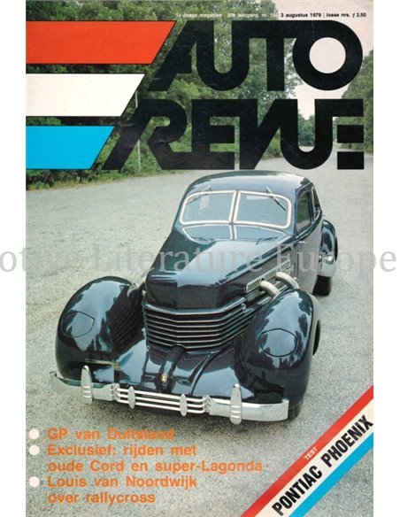 1979 AUTO REVUE MAGAZINE 16 DUTCH