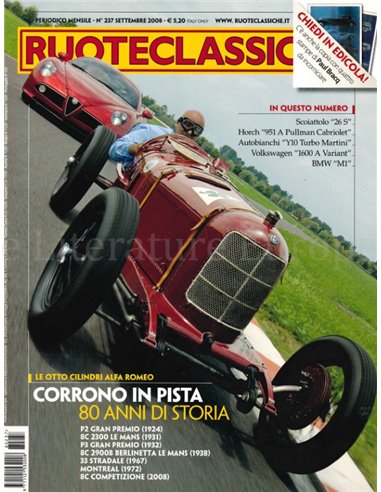 2008 RUOTECLASSICHE ZEITSCHRIFT 237 ITALIENISCH