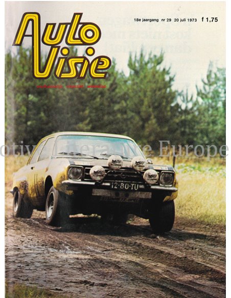 1973 AUTOVISIE MAGAZIN 29 NIEDERLÄNDISCH