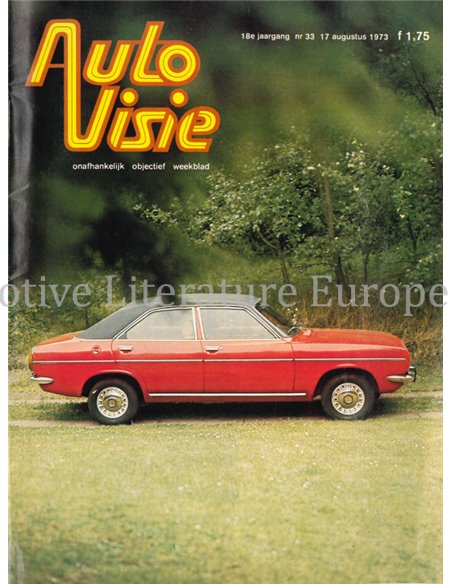 1973 AUTOVISIE MAGAZINE 33 DUTCH