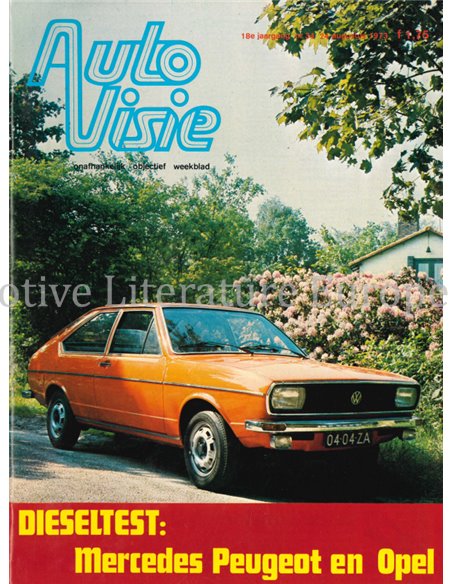 1973 AUTOVISIE MAGAZIN 34 NIEDERLÄNDISCH