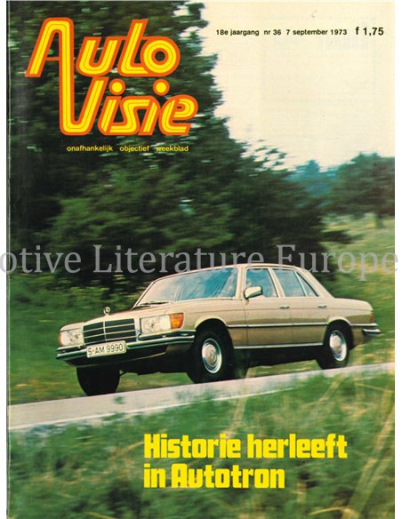 1973 AUTOVISIE MAGAZIN 36 NIEDERLÄNDISCH