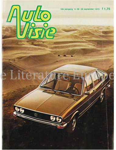 1973 AUTOVISIE MAGAZIN 39 NIEDERLÄNDISCH