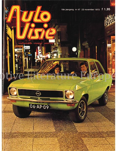 1973 AUTOVISIE MAGAZINE 47 NEDERLANDS