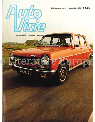 1973 AUTOVISIE MAGAZIN 49 NIEDERLÄNDISCH