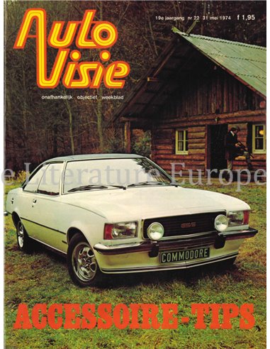 1974 AUTOVISIE MAGAZIN 22 NIEDERLÄNDISCH