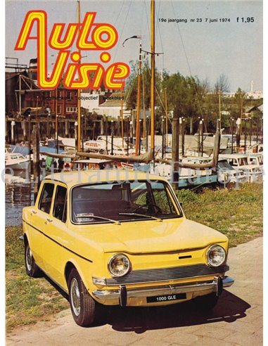 1974 AUTOVISIE MAGAZIN 23 NIEDERLÄNDISCH