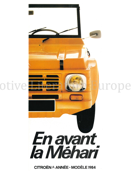 1984 CITROEN MEHARI PROSPEKT FRANZÖSISCH