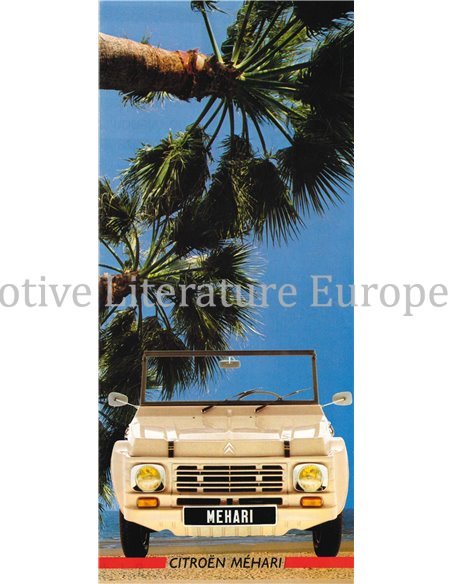 1986 CITROEN MEHARI BROCHURE FRANS