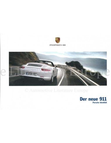 2012 PORSCHE 911 HARDCOVER PROSPEKT DEUTSCH