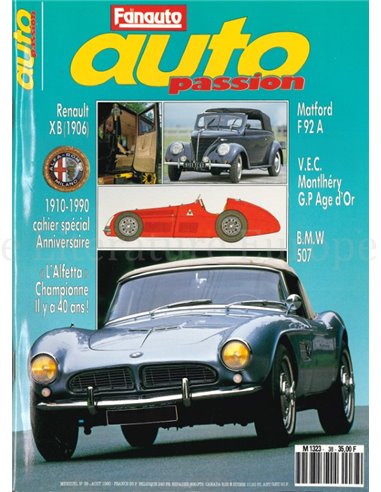 1990 AUTO PASSION TIJDSCHRIFT 38 FRANS