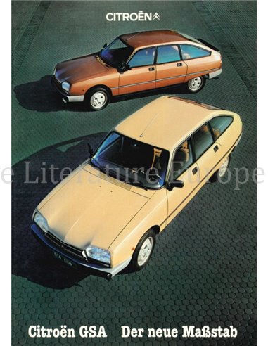 1980 CITROËN GSA PROSPEKT DEUTSCH