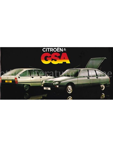 1979 CITROËN GSA PROSPEKT ENGLISCH