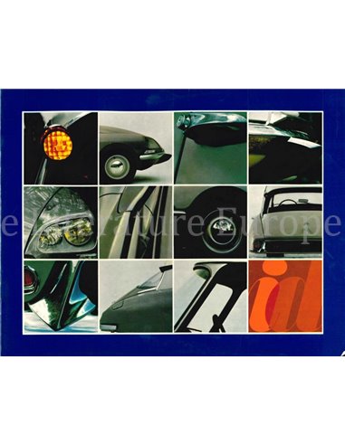 1968 CITROEN ID 19 BROCHURE NEDERLANDS