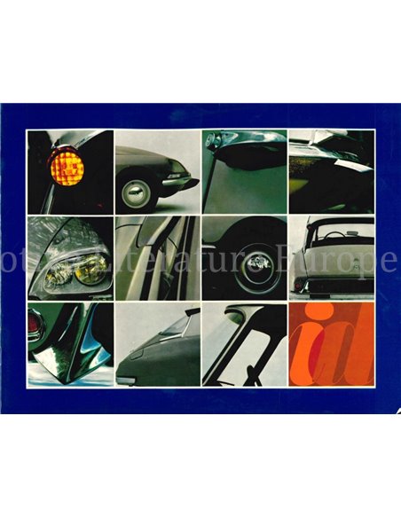 1968 CITROEN ID 19 BROCHURE DUTCH